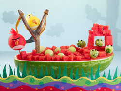 AngryBirds made of watermelon