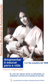 amamentação Luiza Brunet cartaz1999